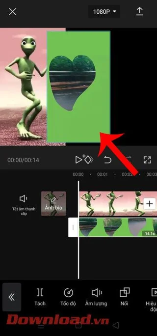 Norādījumi 2&nbsp;videoklipu apvienošanai, kas darbojas paralēli CapCut