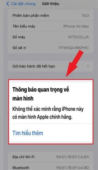 Hogyan ellenőrizhető, hogy az iPhone képernyőjét kicserélték-e vagy sem az iOS 15 rendszeren