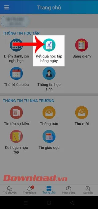 Norādījumi atzīmju un mācību rezultātu apskatei vietnē eNetViet
