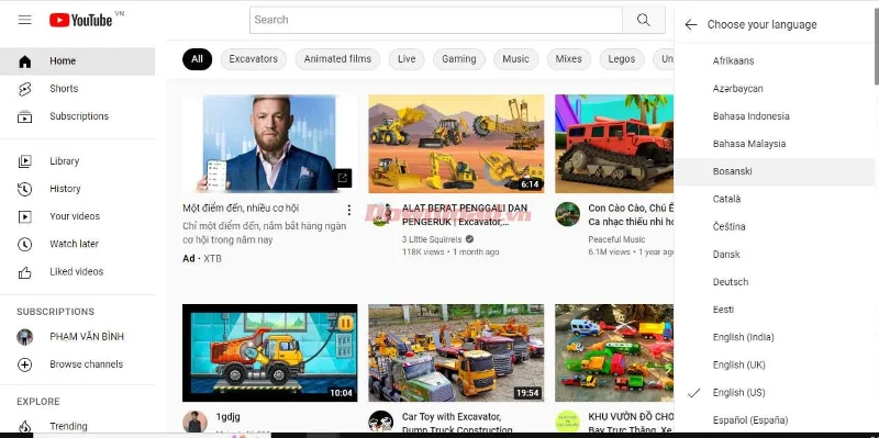 Kā izslēgt YouTube virsrakstu tulkošanu