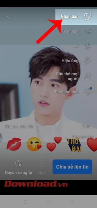 Navodila za vstavljanje glasbe v fotografije in videe na Facebook Story