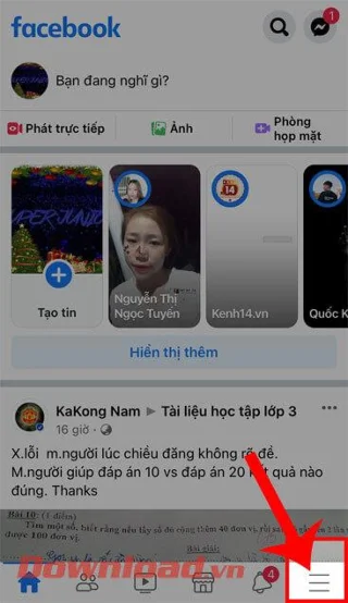 Navodila za vklop mehurčkov za klepet v programu Messenger v iPhonu