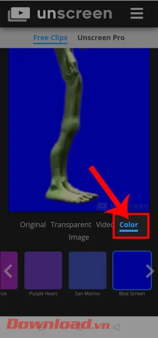 Navodila za ločevanje ozadja od spletnih videoposnetkov