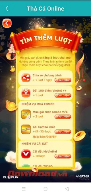 Spēlējiet spēli Fish Drop tiešsaistē vietnē My Viettel un saņemiet bezmaksas datu paketes, balss zvanus un SMS