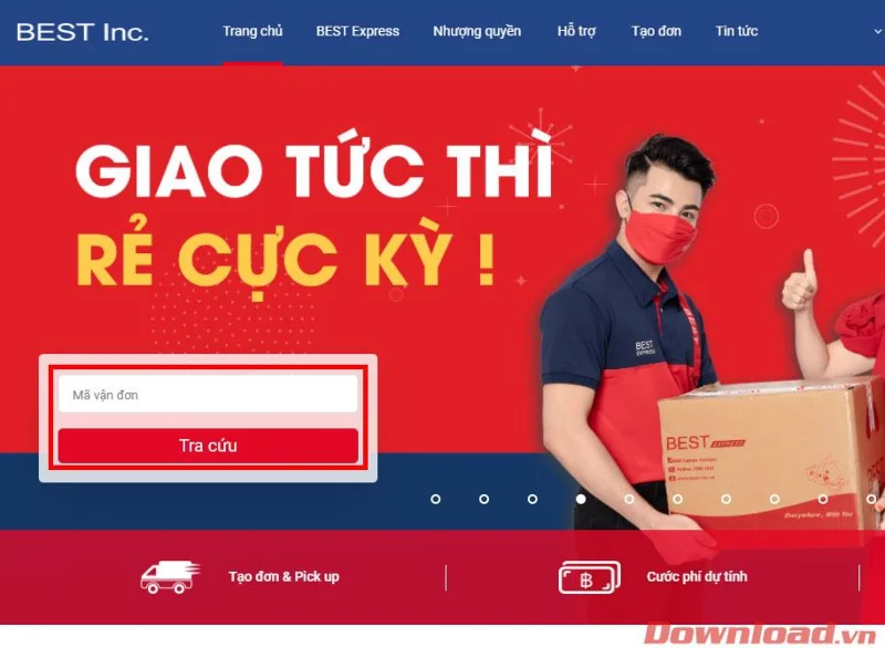 Norādījumi BEST Express pavadzīmju meklēšanai