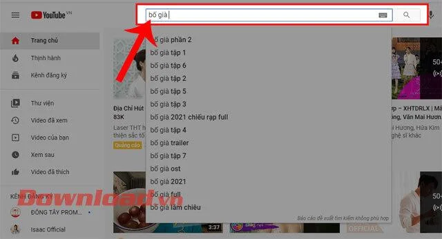 Norādījumi filmas Krusttēvs skatīšanai vietnē Youtube