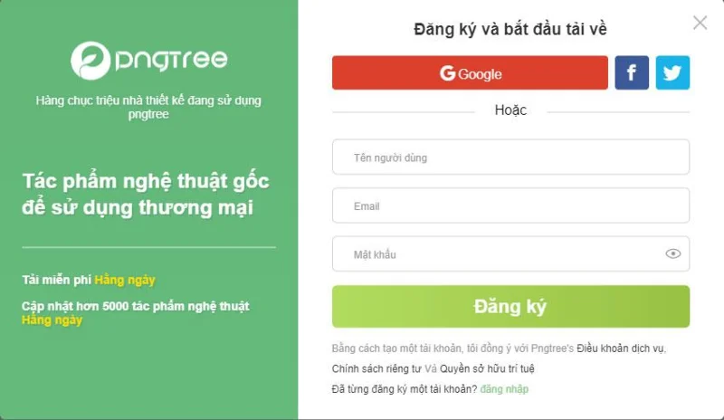 PNGTree: Регистрирайте акаунт и изтеглете безплатно красиви изображения на икони