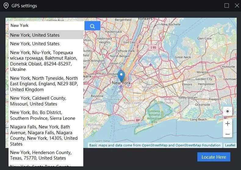LDPlayer virtuális GPS