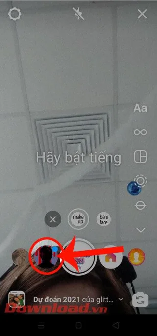 Instagram instrukcijas fotogrāfiju uzņemšanai ar sasituma sejas efektiem