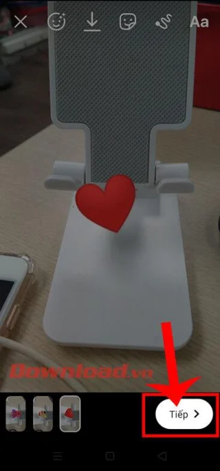 Инструкции за правене на няколко снимки наведнъж в Instagram Story
