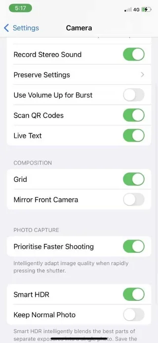 Kako omogočiti mrežne okvirje na iPhoneu
