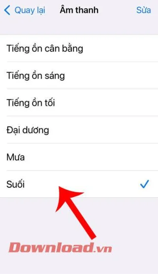 Utasítások a háttérhang bekapcsolásához iOS 15 rendszeren