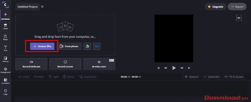 Инструкции за регистрация и използване на Clipchamp