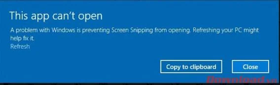 Инструкции за коригиране на грешки в Snipping Tool в Windows 11