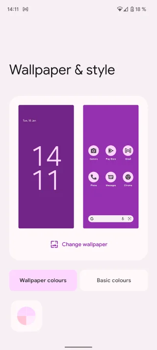 A Material You használata Android 12 rendszeren