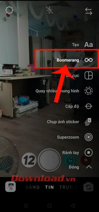 Navodila za snemanje videoposnetkov z učinkom bumeranga na Instagramu