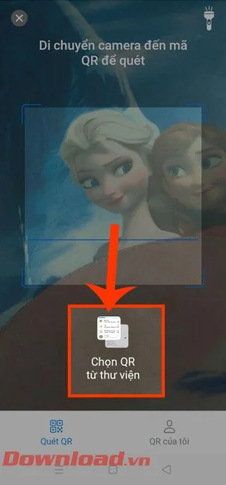 Инструкции за сканиране на QR кодове на снимки със Zalo