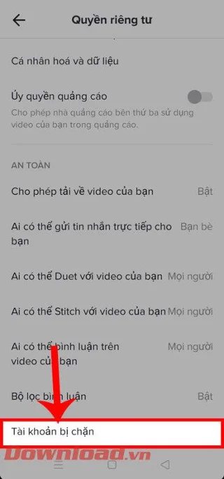 Navodila za blokiranje in odblokiranje računov na TikTok