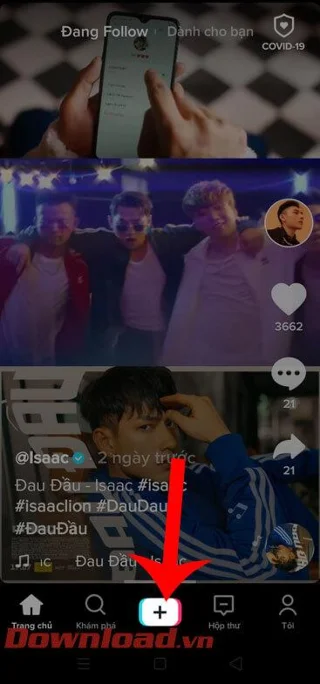 Navodila za ustvarjanje videoposnetkov z učinkom Domino na TikTok