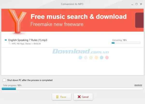 Kako pretvoriti video v MP3 s programom Freemake Video Converter