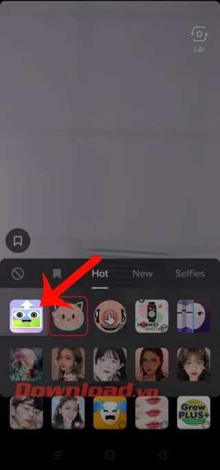 Norādījumi TikTok videoklipu ierakstīšanai ar sejas funkciju efektiem