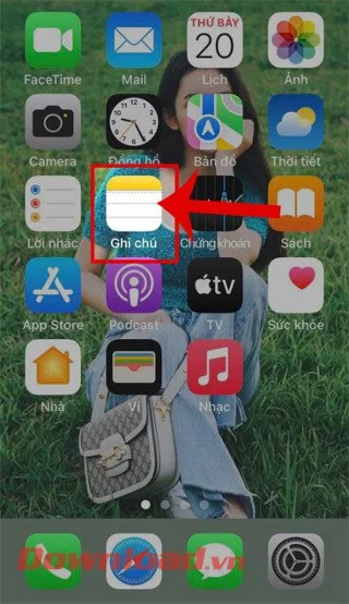Utasítások a jegyzetek kereséséhez iPhone-on a címkékkel