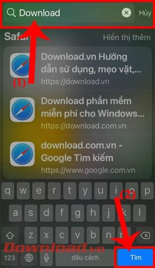 Útmutató a szótárak kereséséhez iPhone készüléken a keresősávban (Spotlight)