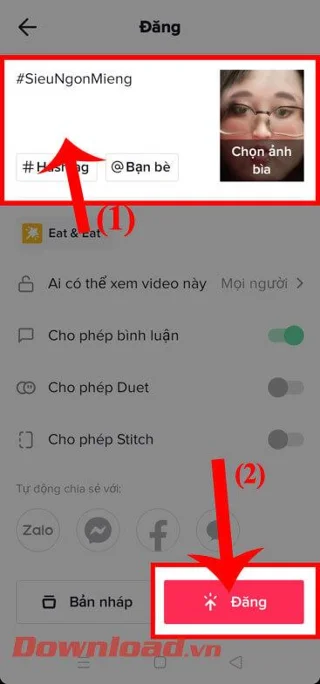 Norādījumi TikTok videoklipu ierakstīšanai ar īpaši gardiem efektiem