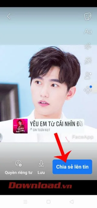 Navodila za vstavljanje glasbe v fotografije in videe na Facebook Story