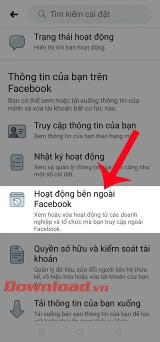 Как да изключите функцията за проследяване на външна активност на Facebook