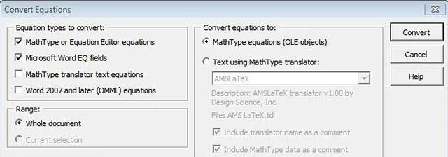 Kako popraviti napake MathType in kako jih odpraviti
