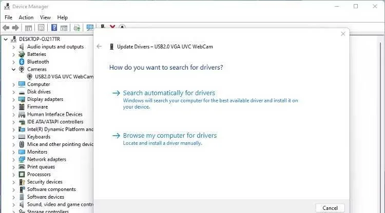 Как да коригирате трептенето на уеб камерата в Windows 11