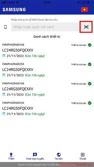 Útmutató a CS ONE rendszerrel rendelkező Samsung termékek garanciájának regisztrálásához és ellenőrzéséhez