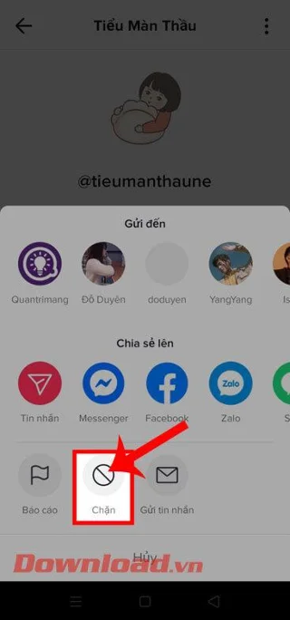 Navodila za blokiranje in odblokiranje računov na TikTok