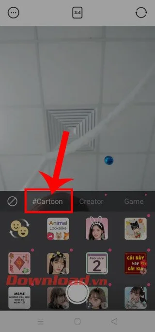Norādījumi anime stila selfiju uzņemšanai ar B612