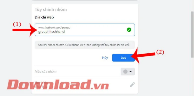Navodila za spreminjanje povezave do skupine Facebook