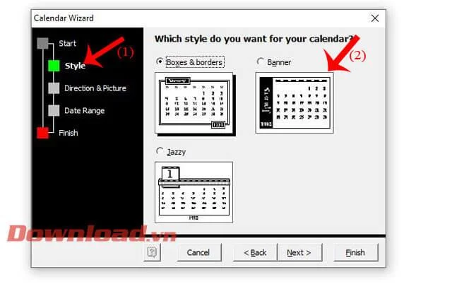 Инструкции за създаване на календар в Microsoft Word