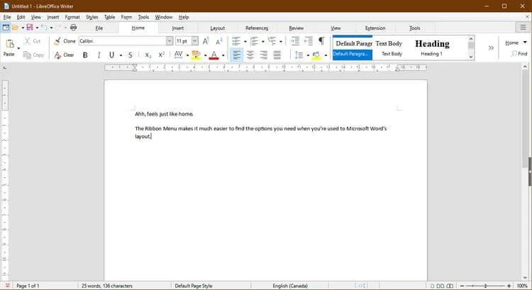 Kā iestatīt LibreOffice Writer tā, lai tas darbotos tāpat kā Microsoft Word