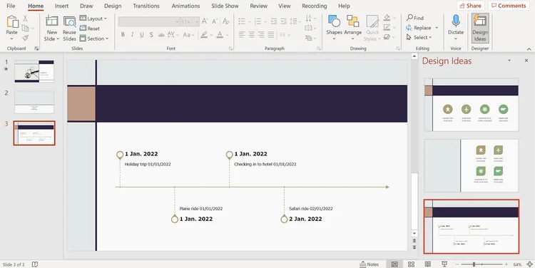 Kā izveidot profesionālas slaidrādes, izmantojot programmu PowerPoint Designer