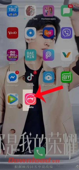 Navodila za brisanje odvečnih ljudi in predmetov na fotografijah z uporabo Meitu