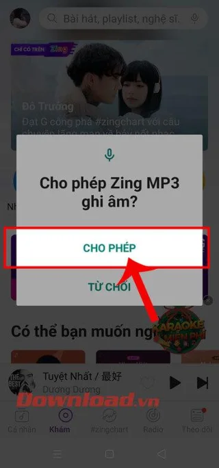 Navodila za iskanje imen glasbe in pesmi z virtualnim pomočnikom na Zing MP3