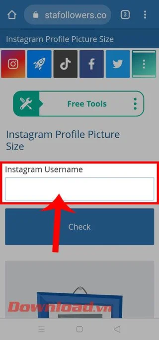 Navodila za prenos slike profila Instagram drugega računa