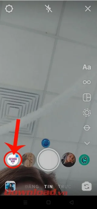 Navodila za snemanje videoposnetkov z učinki »2021 Prediction« na Instagramu