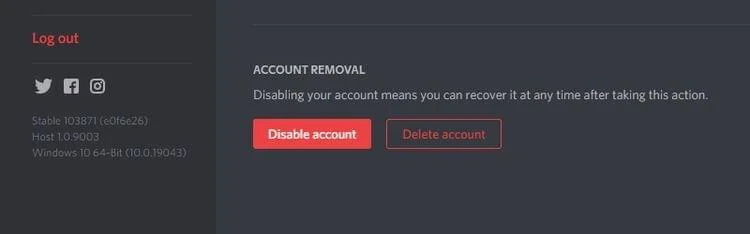 Как да изтрия завинаги акаунт в Discord