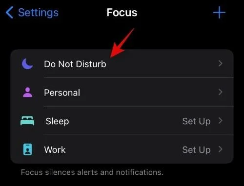 Как да коригирате грешката на фокуса на iOS 15 не работи