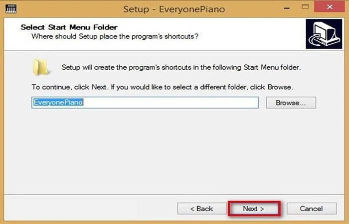 Navodila za namestitev programske opreme Everyone Piano