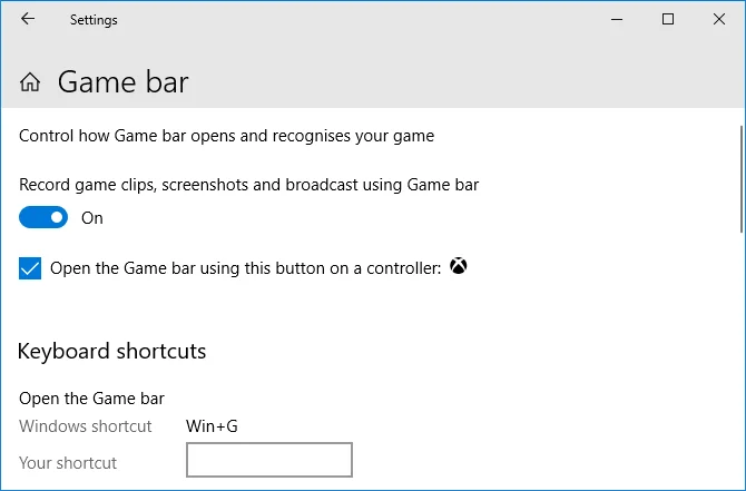 Обобщение на начините за използване на Game Bar в Windows 10