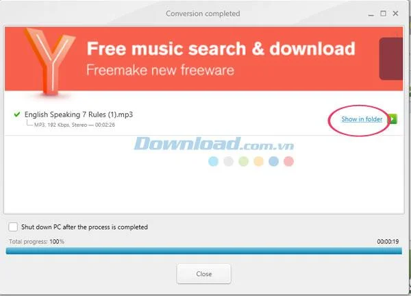 Kako pretvoriti video v MP3 s programom Freemake Video Converter