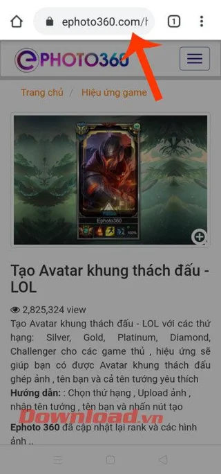 Navodila za ustvarjanje avatarja okvirja za izziv League of Legends