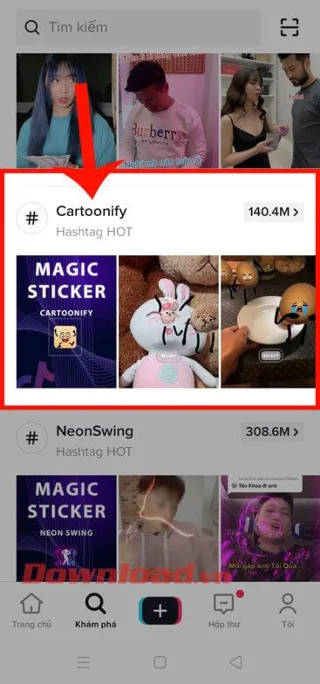 Инструкции за заснемане на видеоклипове в TikTok с ефекти на танцуващи обекти